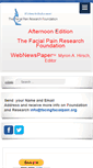 Mobile Screenshot of facingfacialpain.org